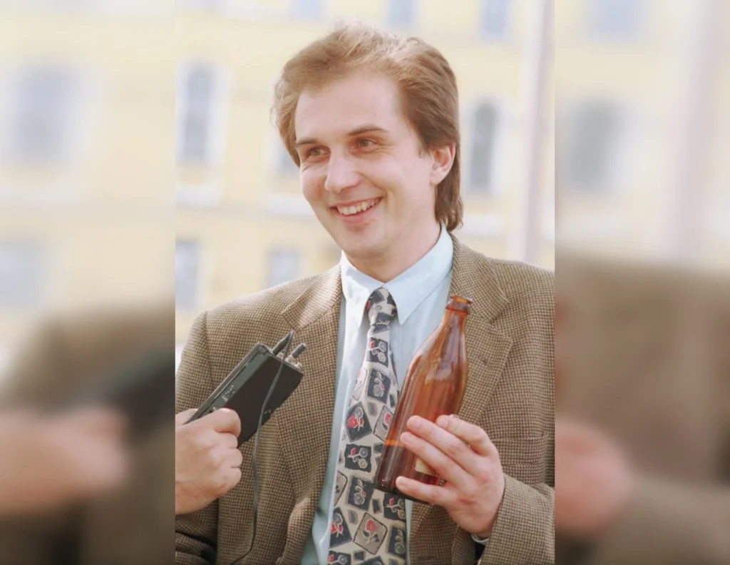 Константин Калачев в 1995 году в Ярославле. Фото: телеграм-канал «Калачев-пост».