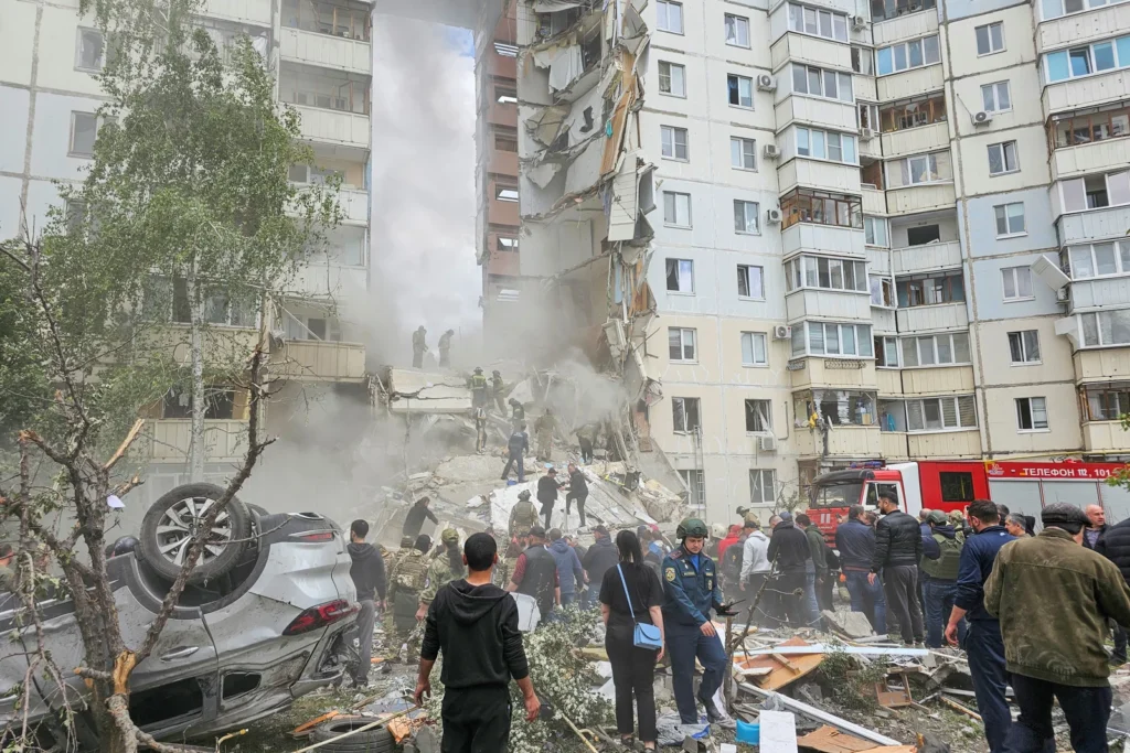 Обрушение дома в Белгороде