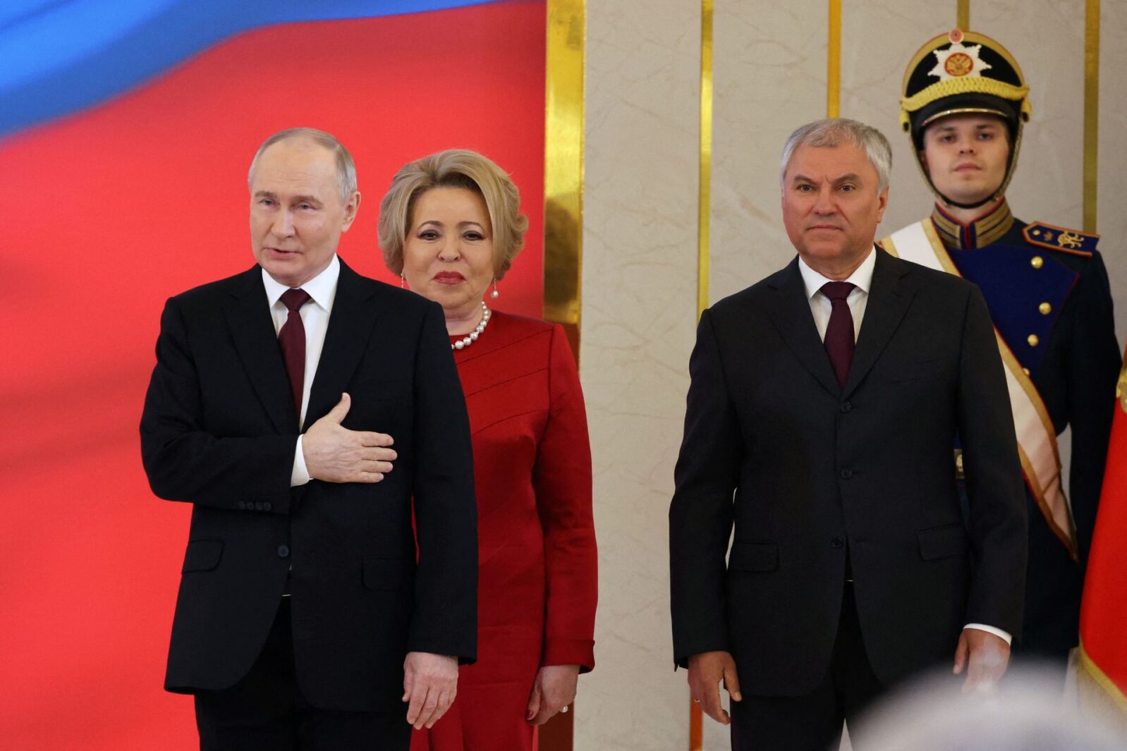Владимир Путин, Валентина Матвиенко и Вячеслав Володин
