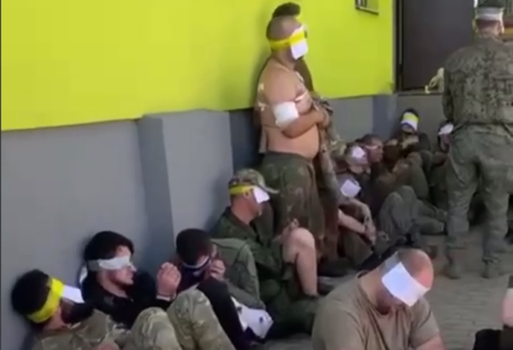Ситуация в Курской области: пленные российские военнослужащие