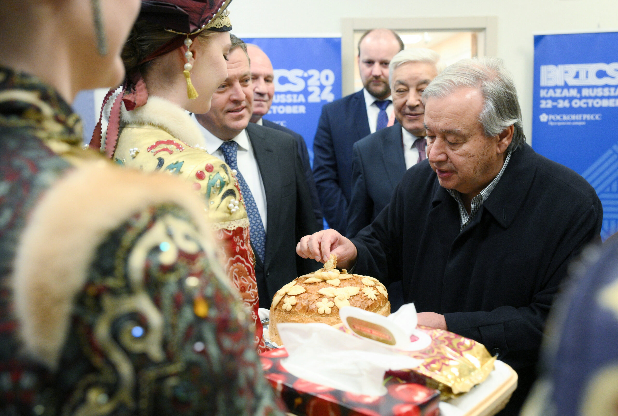 Генсек ООН Антониу Гутерриш на саммите БРИКС в Казани