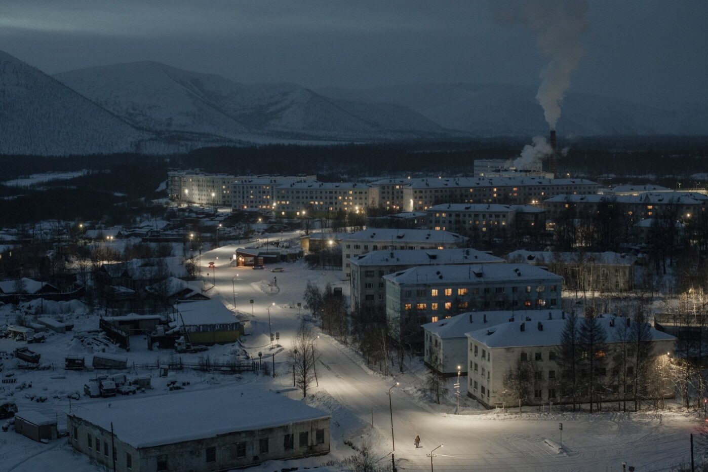 Посёлок Ягодное на Колымском шоссе 