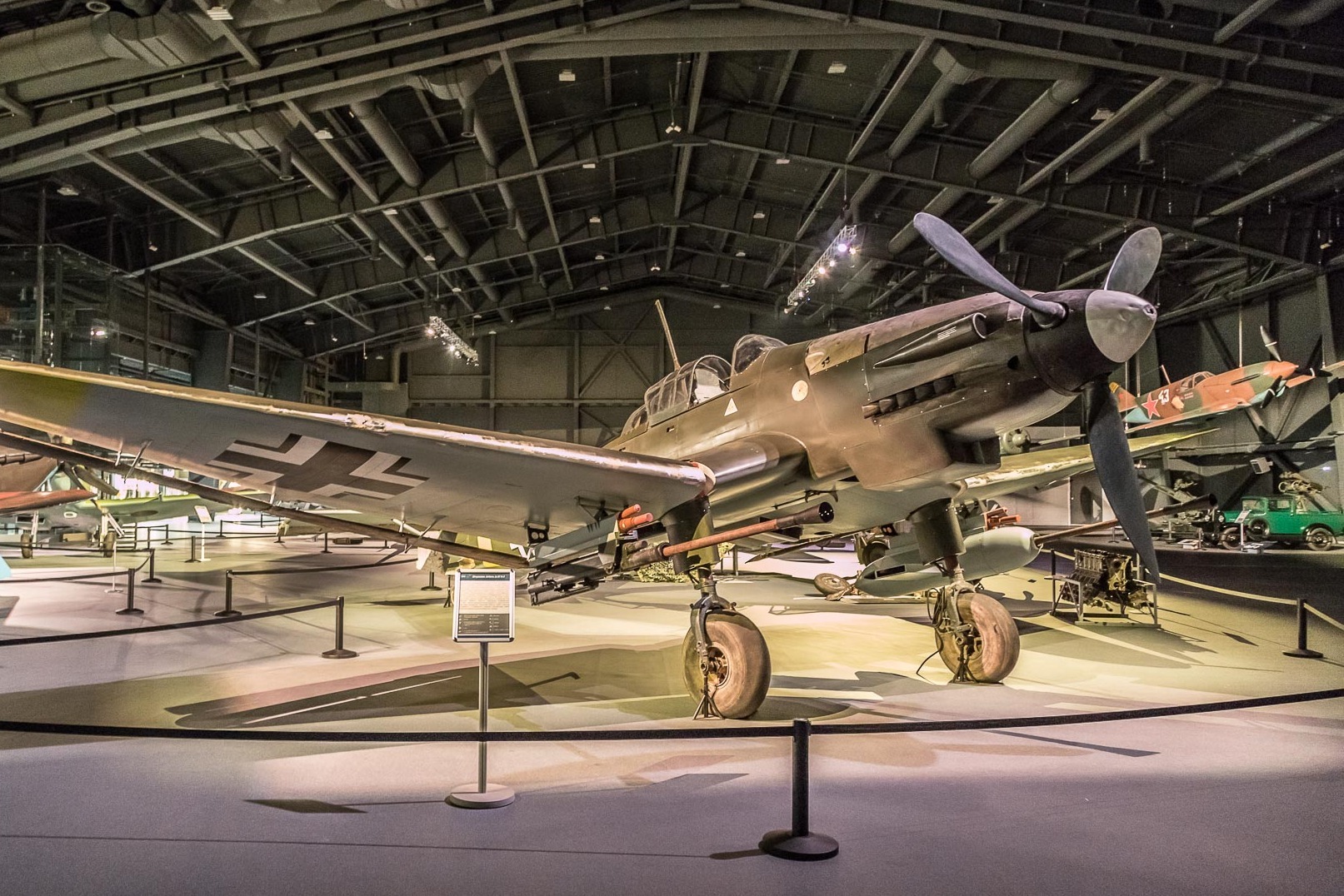 Junkers-87G-2 1944 г. выпуска в частном музее в Верхней Пышме