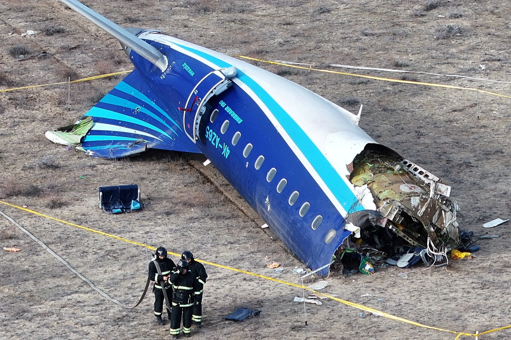 Embraer E190 Azerbaijan Airlines, разбившийся в Казахстане под Актау