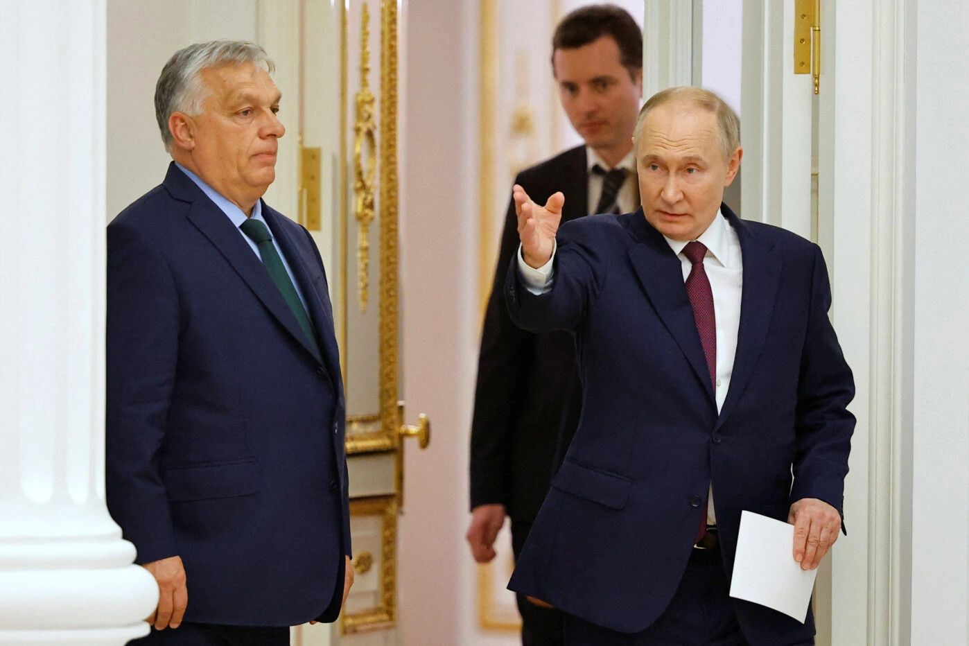 Премьер-министр Венгрии Виктор Орбан и Владимир Путин
