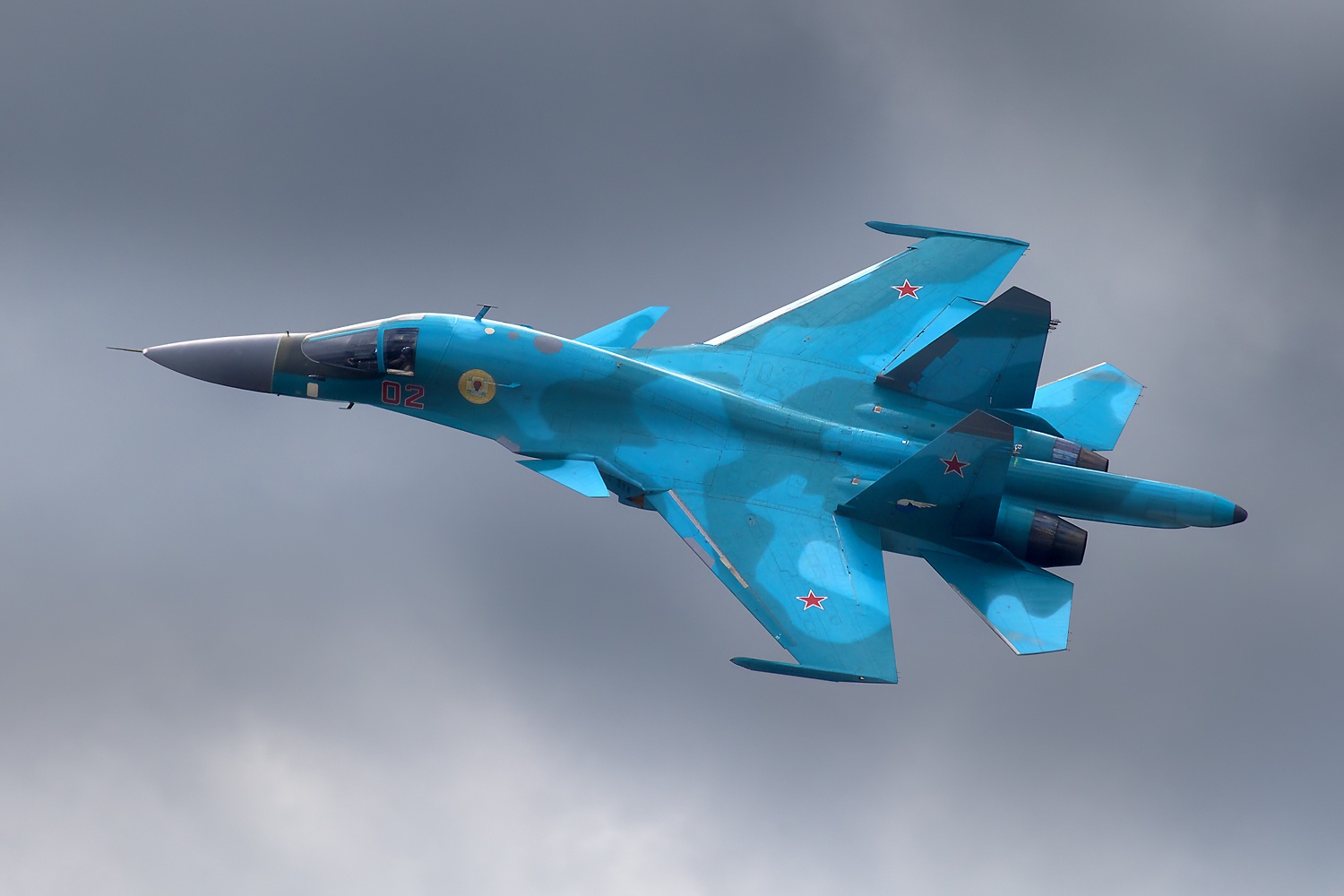 В Нижегородской области упал истребитель Су-34